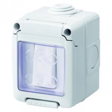 27 COMBI Tlačítko 1pól. 10A IP55, řazení 1, GEWISS GW27835