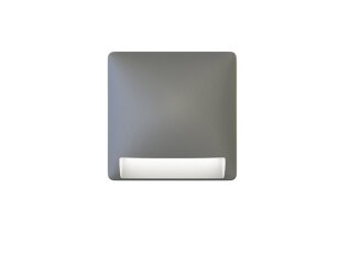 LEON SQUARE nástěnné zahradní LED svítidlo 4W šedá PANLUX PN42100022