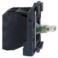Schneider ZB5AW0G11 Polosestava objímky, 1 Z, 110...120V, bílá