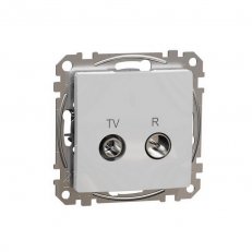 Sedna D/E TV SAT zásuvka koncová 4dB, Aluminium SCHNEIDER SDD113471S