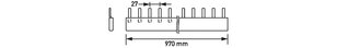 Propojovací lišta  B G037-1-25/120 D0 1P, 0.97 m, 1 x 25mm2 DOEPKE 09980143
