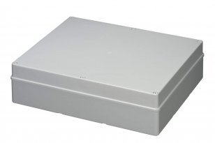 Krabice S-BOX 816, 460x380x120 mm, IP56 šedá, plastové šrouby, 650°C S-BOX 816M