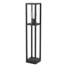Venkovní stojací svítidlo CASCINETTA 1xE27 černá/čirá 40W IP44 EGLO 98715