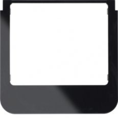 Designový rám pro KNX Touch Control 3,5, oblé hrany, černá, lesk BERKER 13192145