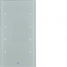 Senzor skleněný 4-násobný komforní 8-30V= TS Sensor sklo alu BERKER 75144034