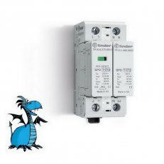 Přepěťová ochrana N-PE/ typ 1+2 (1var+1jiskř), 275VAC FINDER 7P.12.8.275.1012