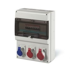 Zásuvková rozvodnice jištěná D431 1x16A, 2x32A SCAME D431.0012-1