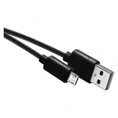 Nabíjecí a datový kabel USB-A 2.0/micro USB-B 2.0, 2 m, černý EMOS SM7008BL