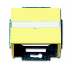 ABB 1724-0-4289 Kryt zásuvky komunikační, s popisovým polem (pro nosnou masku)