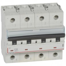 JISTIČ DX-4,5KA, 20A, 1000V DC PRO FOTOVOLTAIKU LEGRAND 414449