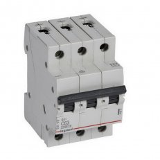 RX3 JISTIČ, 3 PÓLOVÝ, CHAR. C, 63A 6000A LEGRAND 419241