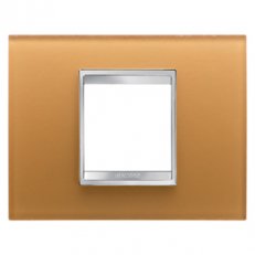 CHORUS Rámeček Lux, 2násobný, okrová GEWISS GW16202CO