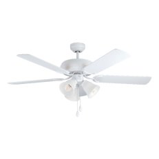 Ventilátor s bod.sv/stíni LAS PALMAS AC E27 d1320 bílá/dub 120W IP20 EGLO 35076