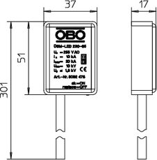 Svodič pro LED ÜSM-LED 230-65