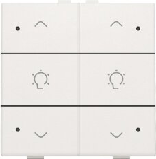 NHC 6násobný ovladač+LED 2x stmívání -WHITE NIKO 101-52046