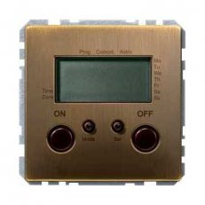Schneider MTN584043 Mechanismus časového spínače, S-Design, antique brass