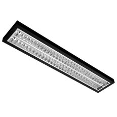 AREL4000 2xLED 1200mm mřížka AL lesk přis/záv LED840 350mA DALI černé RAL9005