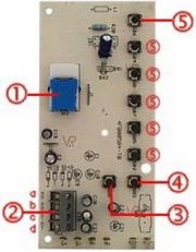 Tesla Stropkov 4FK 177 52 Deska sestavená do DT 4FP 110 83