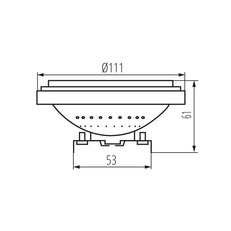 Světelný LED zdroj IQ-LED AR-111 13W-WW, KANLUX 35252