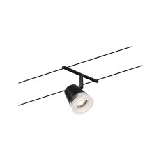 Lankový systém Cone spot GU5,3 max. 10W 12V černá mat/chrom PAULMANN 94464