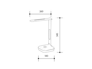Stolní lampa ROBIN RGB bílá PANLUX PN15300017