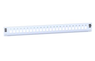 Čelo optické vany 1U ALU pro 24 SC simplex / E2000 / LC duplex SOLARIX 80190181