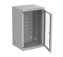 Nástěnný rozvaděč 10" 9U RAL 7035 skleněné dveře SOLARIX 86110301