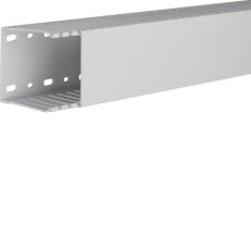 Propojovací kanál HNG bezhalogenový 75x75 mm s víkem, PC-ABS, světle šedá
