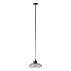 Závěsné svítidlo SARNARRA LED černá/černá-TRANSP. 1X5,4W EGLO 390298