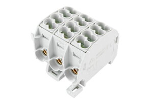 Svorkovnice rozbočovací HLAK 25//3 C L 152A 3pól. CU IP20 šedá na DIN 1002941