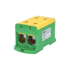 Svorka univerzální UK 240/2 PE 425A 1pól. AL/CU krytá zel.-žl. na panel 1006642