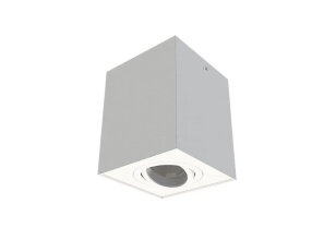 bodové stropní svítidlo BONGO GU10 - hranatý, bílá LEDMED LM14008003