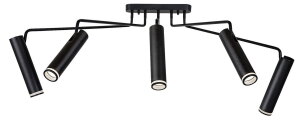 SENOBIA GU10 5x 35W IP20 černá RABALUX 73040