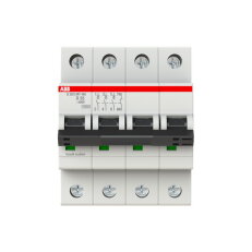 ABB S203MT-D25NA 3 fázový jistič (3+N) 25A D 10kA určeno pro drážní aplikace
