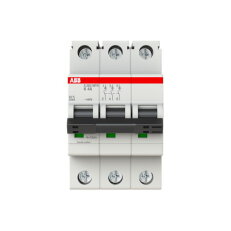 ABB S203MTR-K4, třípólový jistič, 4A, K, 10kA, určeno pro drážní aplikace
