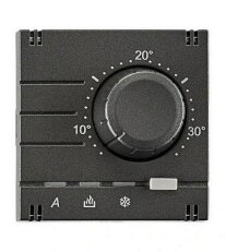 Kryt termostatu pro topení/chlazení, analogový, antracit SCHRACK EV113019--