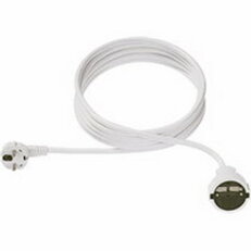 Bachman 341.184 Euro extension cord 3pole, H05VV-F 3G1,50mm2, 2m, bk
