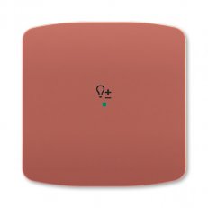 ABB Tango Kryt 1násobný symbol stmívání vřesová červená 6220A-A01004 R2