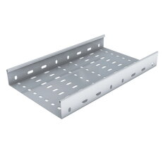 Perforovaný kabelový nosník, rovný, 50 x 100 x 3000 mm, galvanicky pokovený