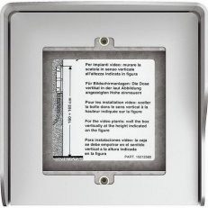 POVRCHOVÁ INSTAL. KRABICE SE STŘÍŠKOU PRO 1MODULOVÝ PANEL, KOV BTICINO 350611