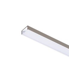 LED PROFILE G přisazený 1m bílá matný akryl/hliník RENDL R14086