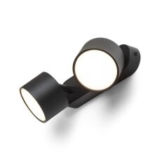 PIXEL II přisazená černá 230V LED GX53 2x7W RENDL R14405
