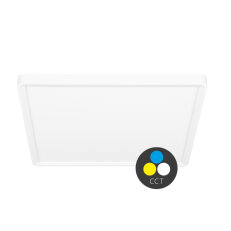 TERY LED sv. čtverec 32W,40cm,CCT,3840lm,IP40,bílý lem ECOLITE W008S-CCT/32W/BI