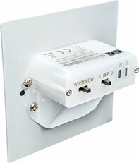 Nástěnné vestavné LED svítidlo JACK PIR linkable Blue grey 1,5W CCT 75/120lm