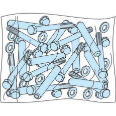 Sada 10 šroubu + spojovací príslušenství SCHNEIDER LVS08718