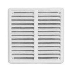Mřížka větrací se síťovinou bílá - krytka stavitelná 150x150 mm HACO HC0311