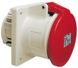 Walther 460407 Vestavná zásuvka 63A 4P 500V 7h IP44, přímá