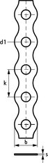 Montážní páska SSt 10m 12x0,8mm WALRAVEN 0833012