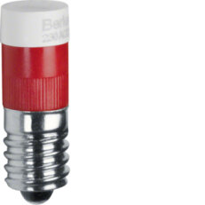 Žárovka, E10, 230V / =, 4 mA, -40 až +70 °C, příslušenství, červená WDA2727R