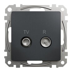 Sedna D/E TV R zásuvka průběžná 10dB, Antracit SCHNEIDER SDD114478R